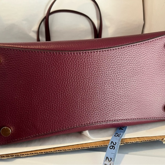 Michael Kors Burgundy Leather Tote - Picture 3 of 7